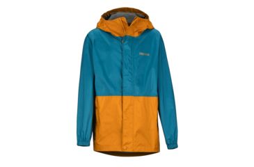 Image of Marmot PreCip Eco Jacket - Boys, Late Night/Aztec Gold, Small, 41000-3060-S