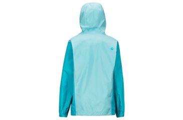 Image of Marmot PreCip Eco Jacket - Girls, Aquarelle/Blue Tile, Extra Small, 41010-4942-XS