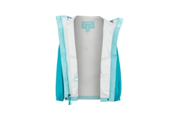 Image of Marmot PreCip Eco Jacket - Girls, Aquarelle/Blue Tile, Extra Small, 41010-4942-XS