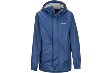 Image of Marmot PreCip Eco Jacket - Girls, Arctic Navy, Large, 41010-2975-L