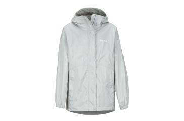 Image of Marmot PreCip Eco Jacket - Girls, Bright Steel, Extra Small, 41010-1862-XS