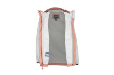 Image of Marmot PreCip Eco Jacket - Girls, Coral Pink/Bright Steel, Extra Small, 41010-7242-XS