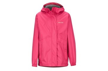 Image of Marmot PreCip Eco Jacket - Girls, Disco Pink, Small, 41010-7216-S