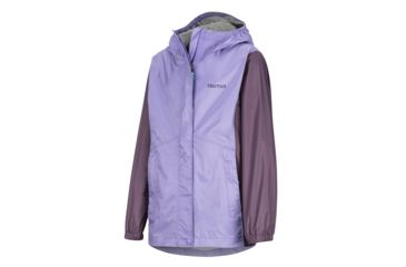 Image of Marmot PreCip Eco Jacket - Girls, Paisley Purple/Vintage Violet, Small, 41010-3062-S