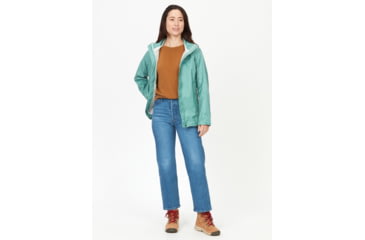 Image of Marmot PreCip Eco Jackets - Womens, Blue Agave, Extra Small, 46700-3637-XS