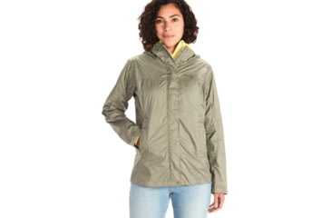 Image of Marmot PreCip Eco Jackets - Womens, Vetiver, Small, 46700-21543-S