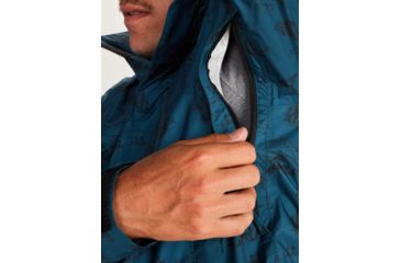 Image of Marmot PreCip Eco Print Jacket - Mens, Camping Print, Medium, 41140-8297-M
