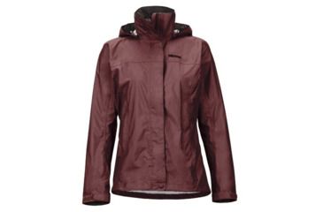 Image of Marmot PreCip Jacket - Womens, Burgundy, Extra Small, 46200-6995-XS
