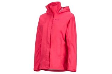 Image of Marmot PreCip Rain Jacket - Women's, Hibiscus, Small, 46200-6205-S
