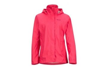 Image of Marmot PreCip Rain Jacket - Women's, Hibiscus, Small, 46200-6205-S