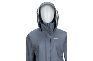 Image of Marmot PreCip Rain Jacket - Women's, Steel Onyx, Double Extra Large, 46200-1515-XXL