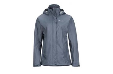 Image of Marmot PreCip Rain Jacket - Women's, Steel Onyx, Double Extra Large, 46200-1515-XXL
