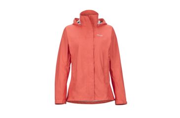 Image of Marmot PreCip Rain Jacket - Womens, Living Coral, Extra Large, 46200-6847-XL