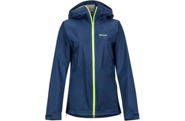 Image of Marmot PreCip Stretch Jacket - Womens, Arctic Navy, Large, 36590-2975-L