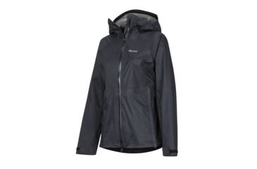 Image of Marmot PreCip Stretch Jacket - Womens, Black, Small, 36590-001-S