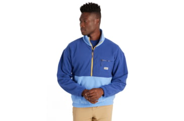 Image of Marmot Retro Rocklin 1/2 Zip - Mens, Twilight Blue/Blue Bonnet, 2XL, M14609-23246-XXL