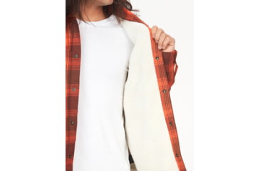 Image of Marmot Ridgefield Sherpa Flannel Shirt Jacket - Mens, Chocolate, Medium, M14654-22262-M