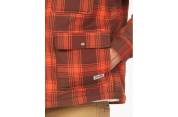 Image of Marmot Ridgefield Sherpa Flannel Shirt Jacket - Mens, Chocolate, Medium, M14654-22262-M