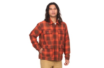 Image of Marmot Ridgefield Sherpa Flannel Shirt Jacket - Mens, Chocolate, Medium, M14654-22262-M