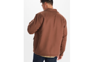 Image of Marmot Ridgefield Sherpa Flannel Shirt Jacket - Mens, Pinecone, Extra Large, M14654-7387-XL
