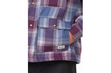 Image of Marmot Ridgefield Sherpa Flannel Shirt Jacket - Mens, Purple Fig, Large, M14654-22260-L