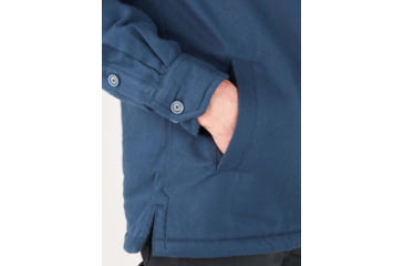 Image of Marmot Ridgefield Sherpa Hoody - Mens, Dark Indigo, Extra Large, 33300-2835-XL