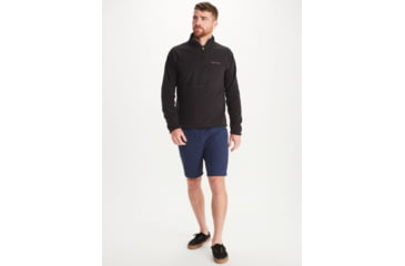 Image of Marmot Rocklin 1/2 Zip - Mens, Black, Extra Large, M12650-001-XL