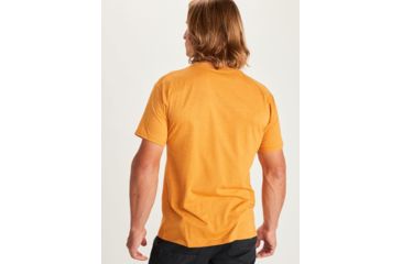Image of Marmot Tower Tee Short Sleeve T-Shirt - Mens, Aztec Gold Heather, Medium, 41850-8995-M