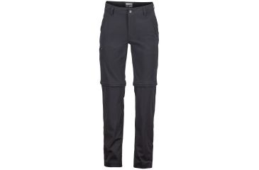 Image of Marmot Transcend Convertible Pant - Men's-Black-Regular Inseam-32 Waist