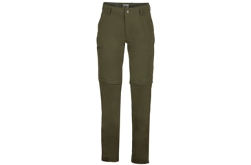 Image of Marmot Transcend Convertible Pant - Men's-Green Mulch-Regular Inseam-32 Waist