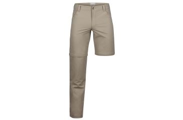 Image of Marmot Transcend Convertible Pant - Mens, Light Khaki, 30 43650-7040-30