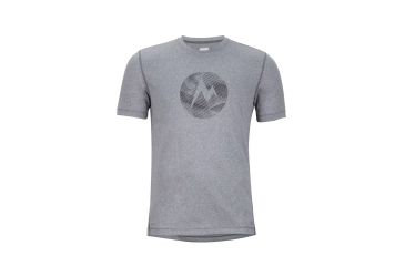 Image of Marmot Transporter Short Sleeve T-Shirt - Mens, Pure Cinder Heather, 2XL 54880-1604-XXL