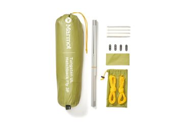 Image of Marmot Tungsten UL Hatchback Fly - 3 Person, 3 Season, Wasabi, One Size, 37850-4207-ONE