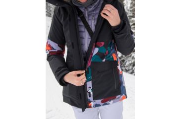 Image of Marmot Wilder Jacket - Womens, Black/Multi Pop Camo, Medium, 79250-1578-M