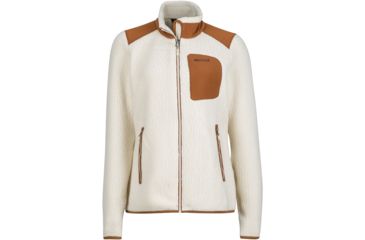 Image of Marmot Wiley Jacket - Women's-Cream/Terra-X-Small