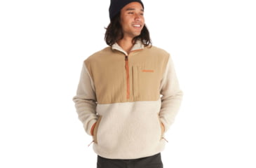 Image of Marmot Wiley Polartec 1/2 Zip - Mens, Shetland/Sandbar, Extra Large, M13191-19687-XL