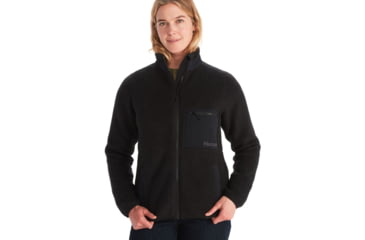 Image of Marmot Wiley Polartec Jacket - Womens, Black, Small, M13188-001-S