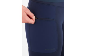 Image of Marmot Winter Mountain Active Hybrid Tight - Womens, Arctic Navy, Large, M13286-2975-L