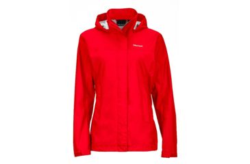 Image of Marmot Womens PreCip Jacket, Cherry Tomato, XL, 46200-6778-XL