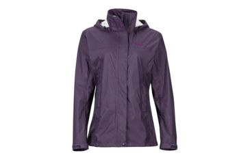 Image of Marmot Womens PreCip Jacket, Nightshade, XL, 46200-6926-Nightshade-XL