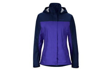 Image of Marmot Womens PreCip Jacket, Royal Night/Arctic Navy, XS, 46200-3877-XS