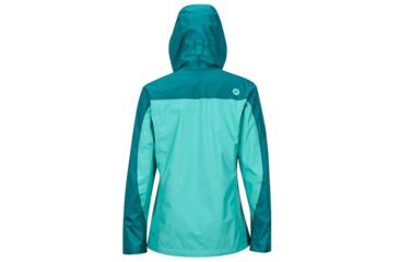 Image of Marmot Womens PreCip Jacket, Waterfall/Deep Lake, L, 46200-3980-L