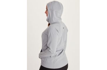 Image of Marmot Zenyatta 1/2 Zip Hoodie - Womens, Sleet, Small, 84620-504-S