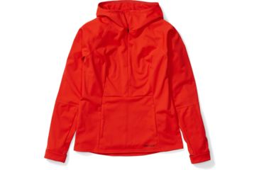 Image of Marmot Zenyatta 1/2 Zip Hoodie - Womens, Victory Red, Large, 84620-6702-L