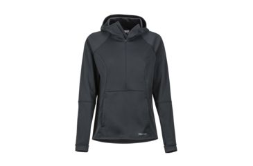 Image of Marmot Zenyatta 1/2 Zip Hoody - Womens, Black, Extra Small, 84620-001-XS