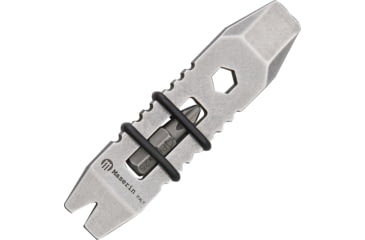 Image of Maserin Saw Pocket Tool, 3 1/4in Overall, High Carbon Steel Construction, Phillips Head Screwdriver Bit, Hex Wrench, Nail Puller, Pry Bar With Grip Ridges, 905/D