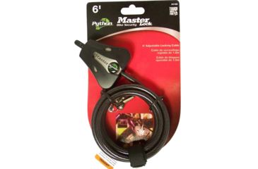 Image of Master Lock Python Security Cable, 5/16in, Black 2168