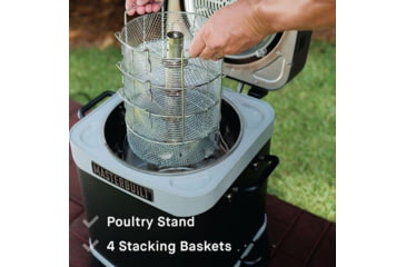 Image of Masterbuilt 20 Quart Outdoor Air Fryer, Black, Small, MB20013020