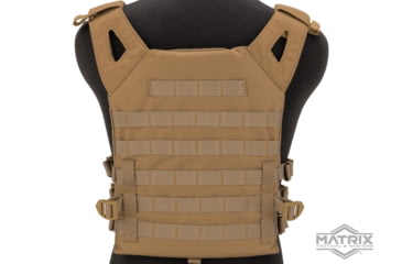 Image of Matrix Level-1 Plate Carrier with Integrated Magazine Pouches, Tan, VE-49-T