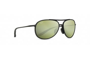 Image of Maui Jim Alelele Bridge Aviators  Sunglasses,Matte Black,Maui HT Lens HT438-2M